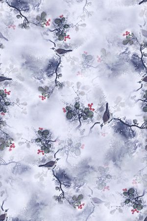 年轻女装印花花型图片