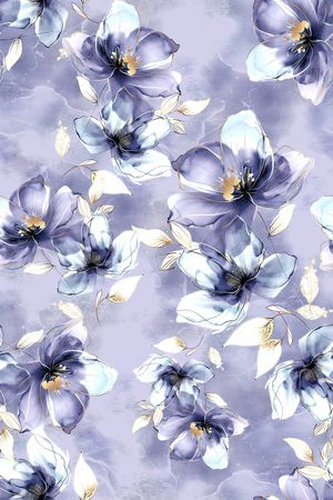 年轻女装印花花型图片