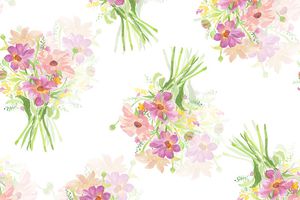 年轻女装印花花型图片