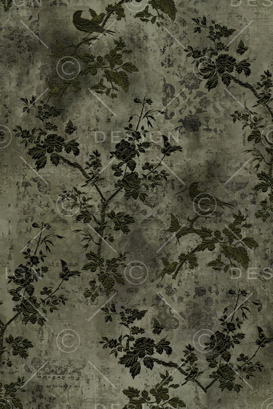 水彩印花花型图片