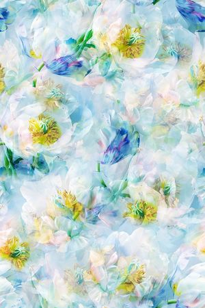 年轻女装印花花型图片