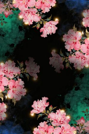 中国风印花花型图片
