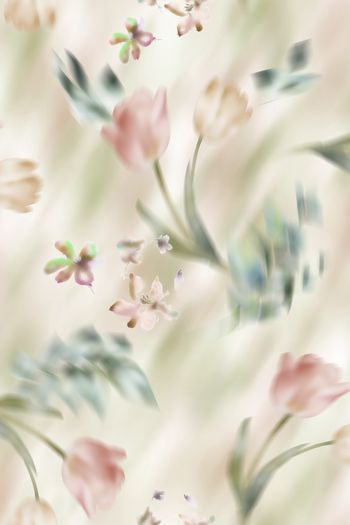 花卉印花花型图片