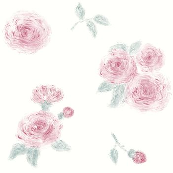 年轻女装印花花型图片
