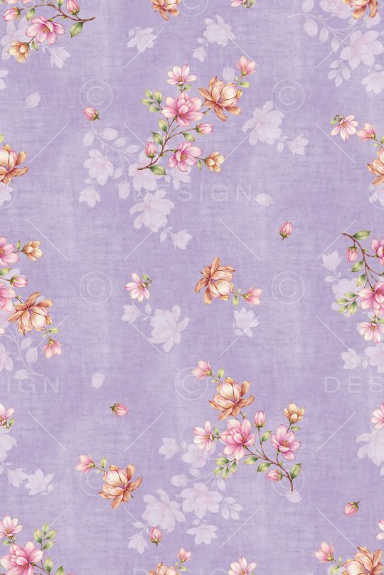年轻女装印花花型图片