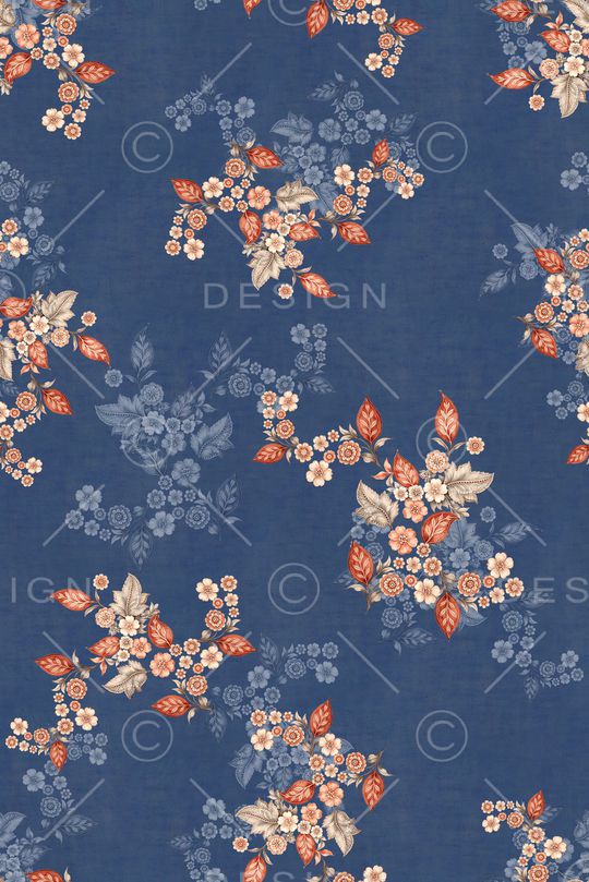 年轻女装印花花型图片