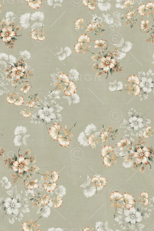 年轻女装印花花型图片