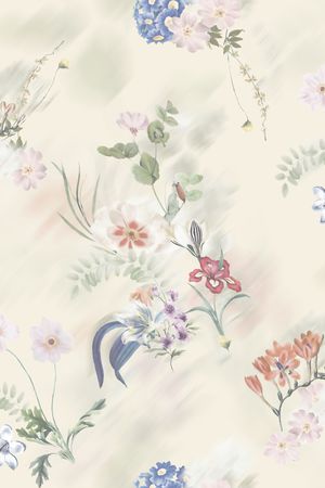 花卉印花花型图片