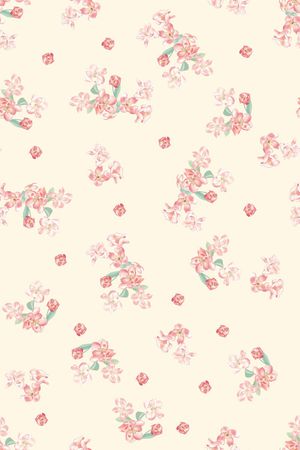 小碎花印花花型图片