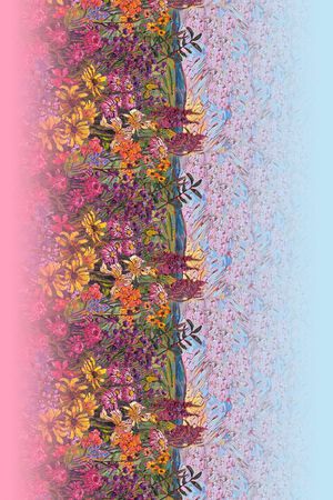 年轻女装印花花型图片