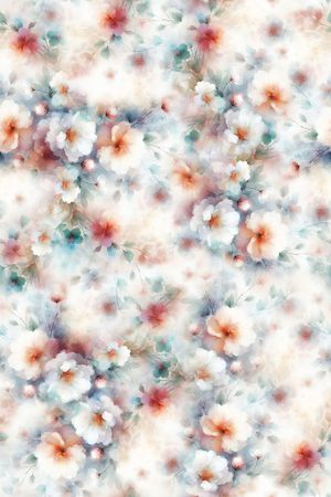 小碎花印花花型图片