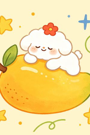 小白狗印花花型图片