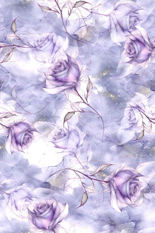 年轻女装印花花型图片