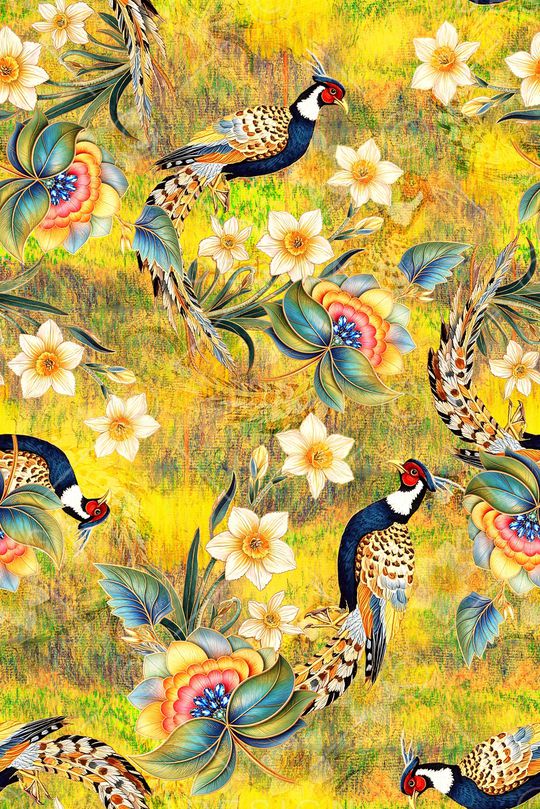 年轻女装印花花型图片