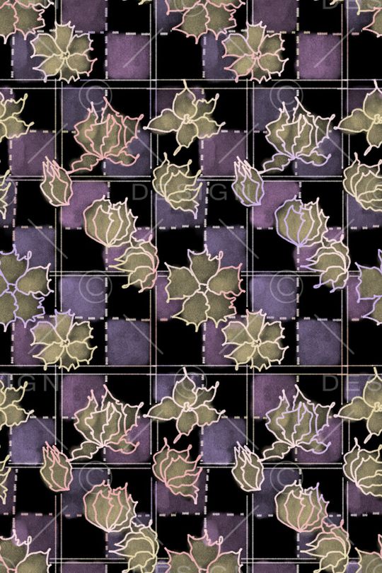 绣花花型印花花型图片