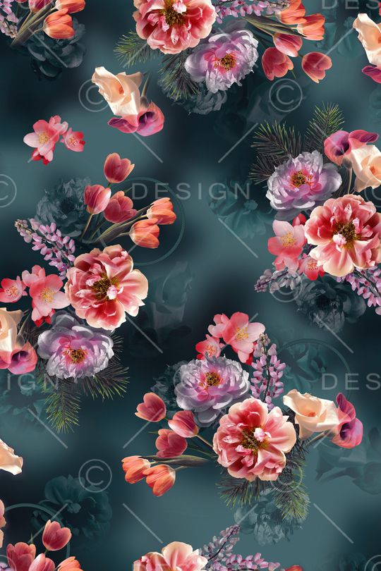 中东印花花型图片