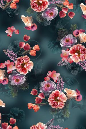 中东印花花型图片