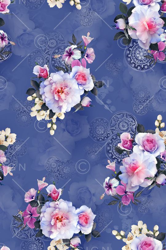 中东印花花型图片