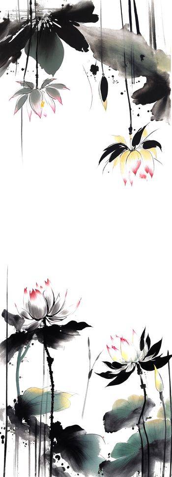 中国风印花花型图片