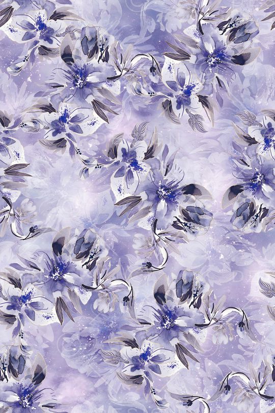 年轻女装印花花型图片