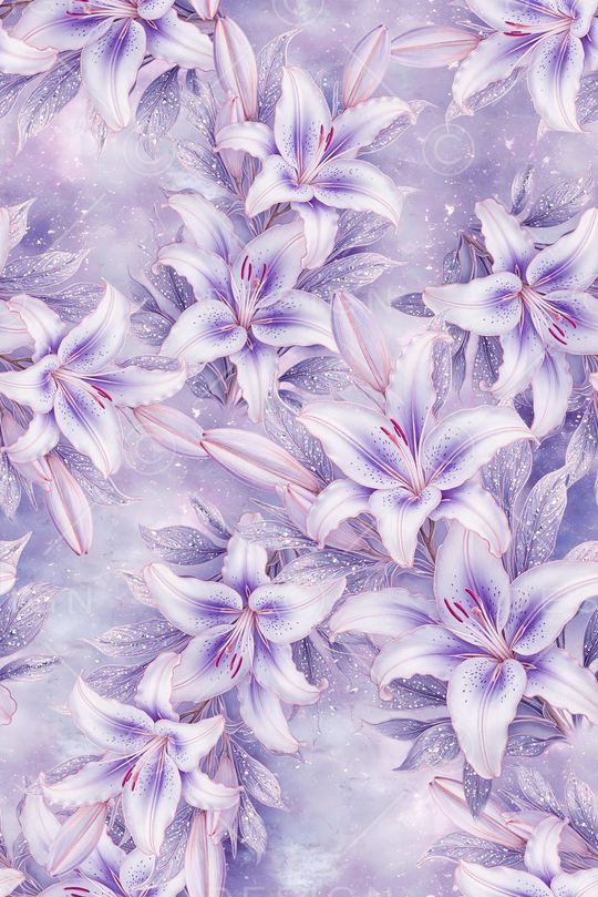 年轻女装印花花型图片