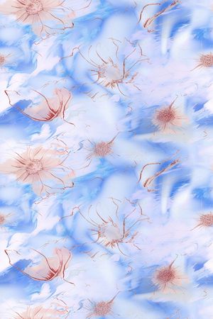 花卉印花花型图片