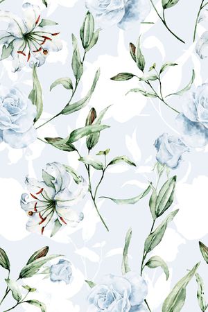 年轻女装印花花型图片