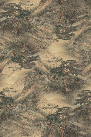 中国风印花花型图片