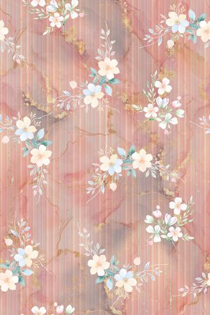 花卉印花花型图片