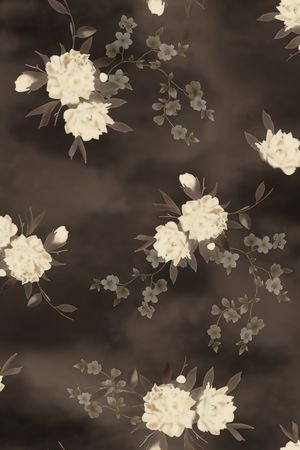 花卉印花花型图片