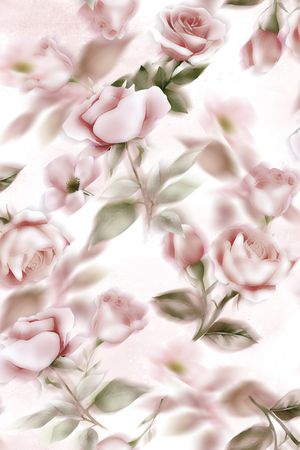 花卉印花花型图片