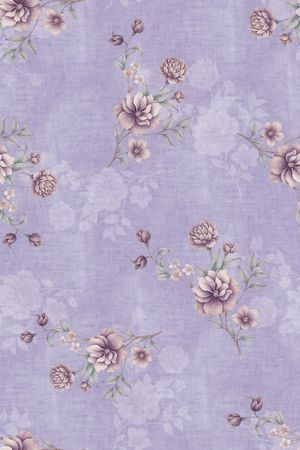 年轻女装印花花型图片