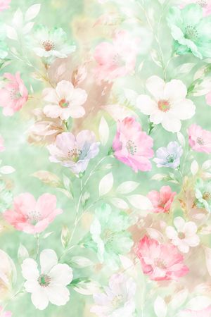 年轻女装印花花型图片