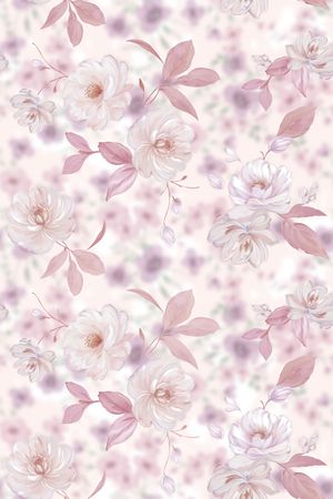 花卉印花花型图片