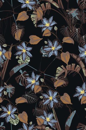 花卉印花花型图片