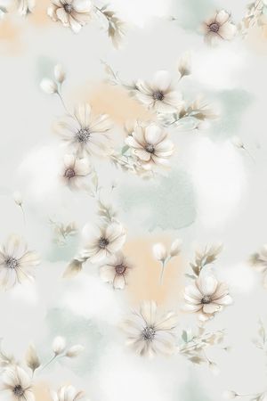 花卉印花花型图片