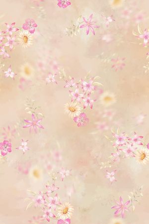 年轻女装印花花型图片