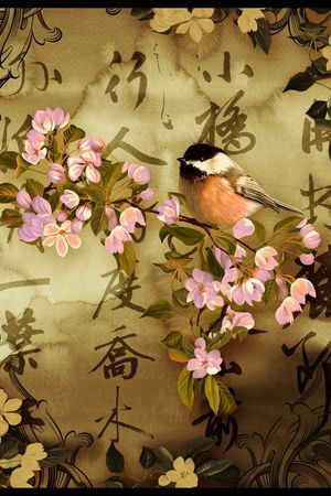 方巾印花花型图片