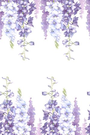 对称花卉印花花型图片