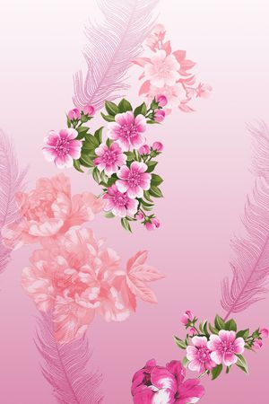 花卉印花花型图片