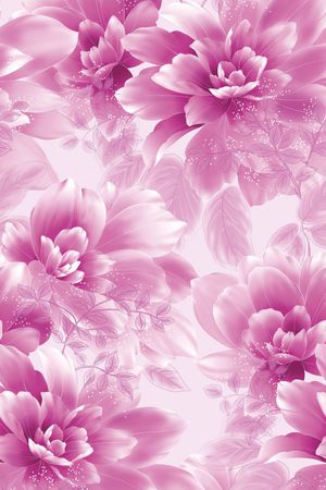 花卉印花花型图片