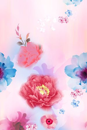 花卉印花花型图片