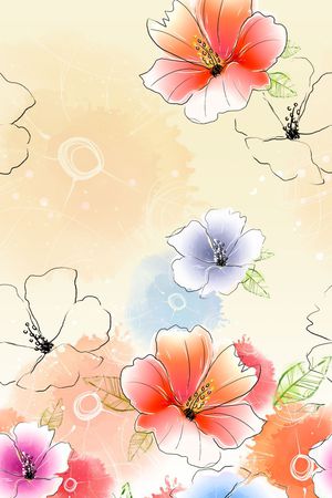 定位花印花花型图片