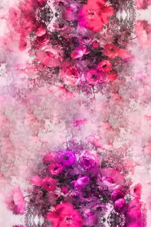 花环印花花型图片