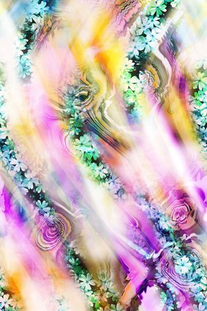 花卉印花花型图片