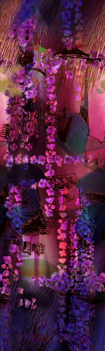 暗黑印花花型图片