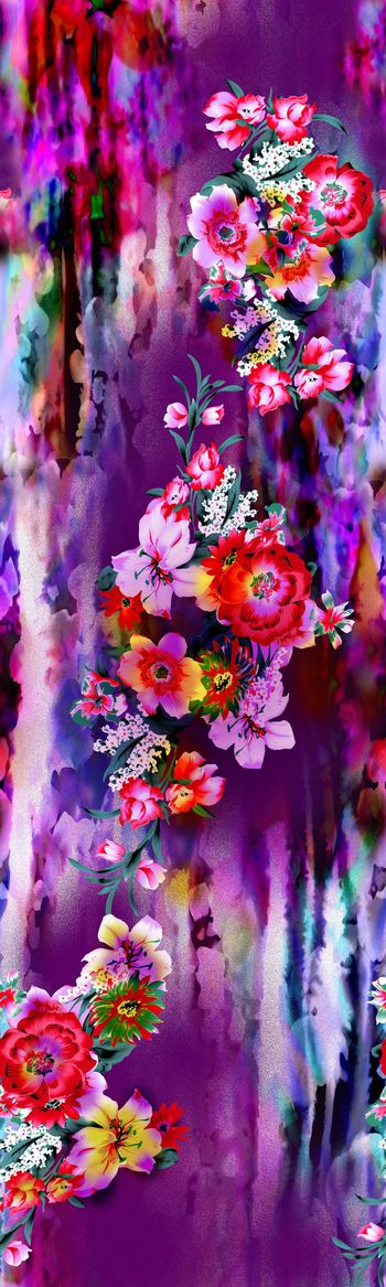 花卉印花花型图片