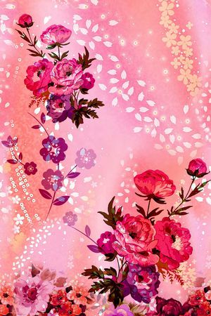 渐变印花花型图片