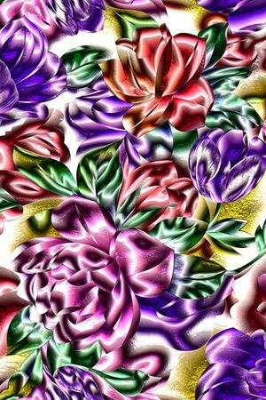 花卉印花花型图片
