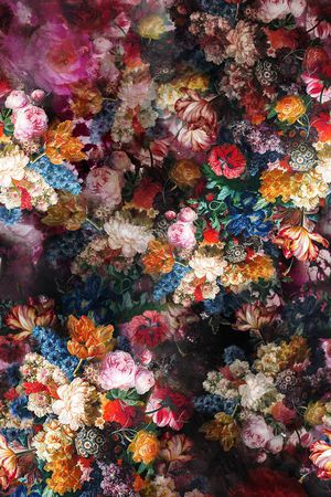 油画印花花型图片